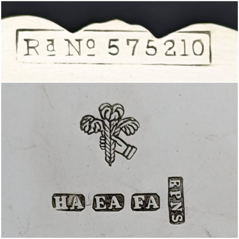 1910 年英國古董鍍銀果醬桶阿特金兄弟